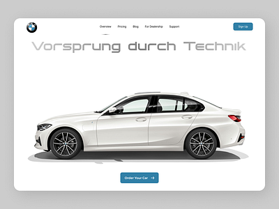 Car Landing Page