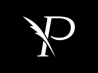 Pieter Staaks, personal logo black feather logo p pieter staaks white