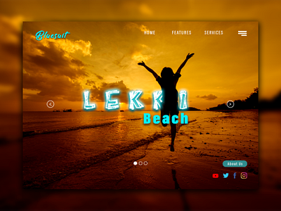 Web design photoshop ui ux design