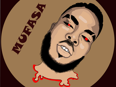 Mufasa illustrator face art designs