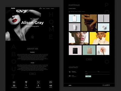 Alison Dark theme