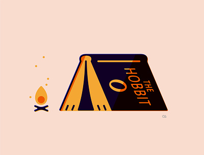Get lost in a book book camping design flat hobbit illustration logo minimal symbol vector wit
