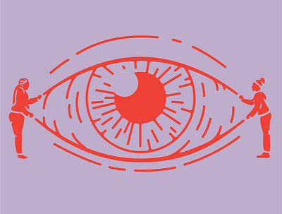 Double Dutch Eye branding design double meaning flat icon illustration logo minimal vector wit