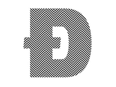 TextTile Herringbone font hatches patterns type design typography