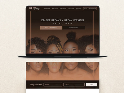 Brow Wifey Website Design, Wordpress - By Mrs. Nicole Martinez branding color scheme illustrator logo typography ui ux web deisgn webdesign wordpress wordpress design