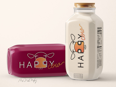 Happy Milk - Logo Adobe Illustrator