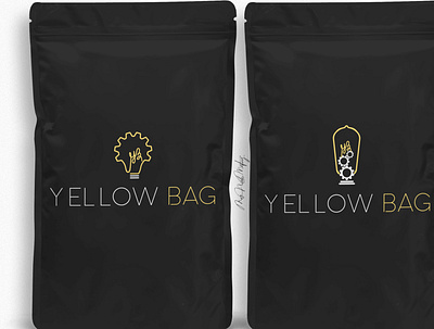 Yellow Bag - Process In Design art branding design drawing illustration illustrator logo painting sketch vector