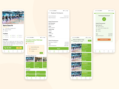 Workout Class Booking App class booking app class booking design class booking ui class ui design gym app gym app interface gym app ui gym ui high fidelity interaction design mockup product design ui uidesign ux workout app workout app interface workout app ui workout ui
