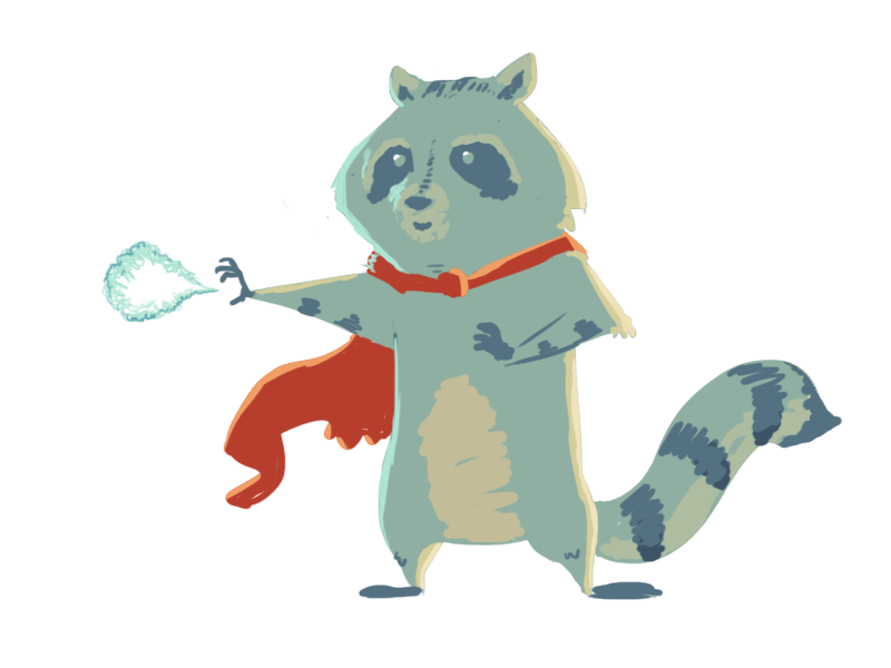 Raccoon legends by Fernando Telles on Dribbble