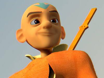 Airbender aang airbender avatar blender