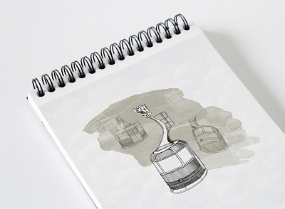 Gondola Study artist brand identity branding design graphic designer illustration sketch