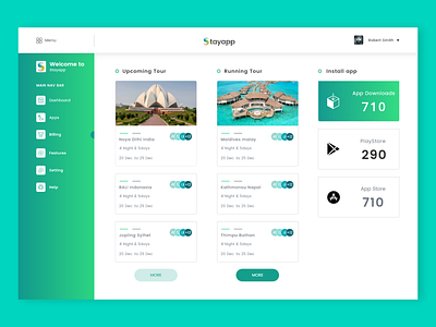 Travel Admin template redesign