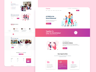 Child Care landing page redesign