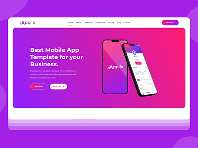 Apps Landing page redesign.