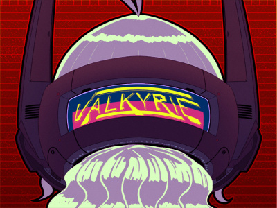 Valkyrie Cover comic cover head set miguemaru robot sci fi valkyrie