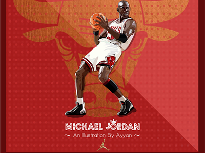Michael Jordan Illustration chicago bulls goat last dance michael jordan mj23