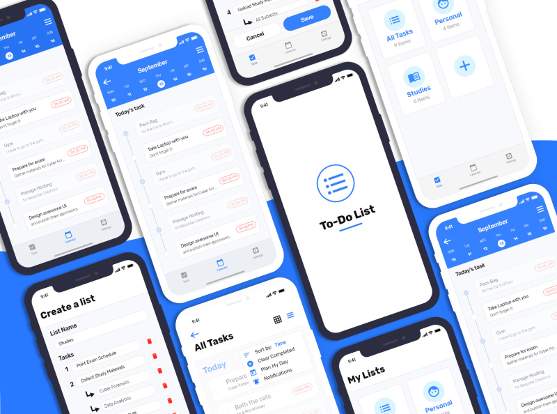 To - Do List UI by Ajitesh Sivakumar on Dribbble