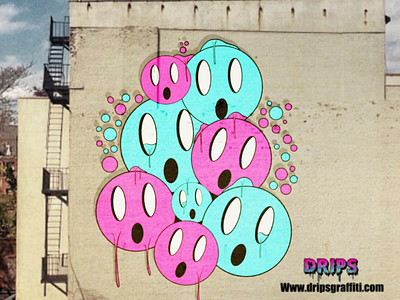 Graffiti Mural Concept graffiti graffiti mural graphicdesigner logo mural procreate street artist urban art