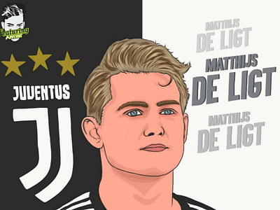 De Light sports illustration juventus