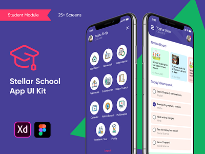 Stellar School App - Student UI Kit