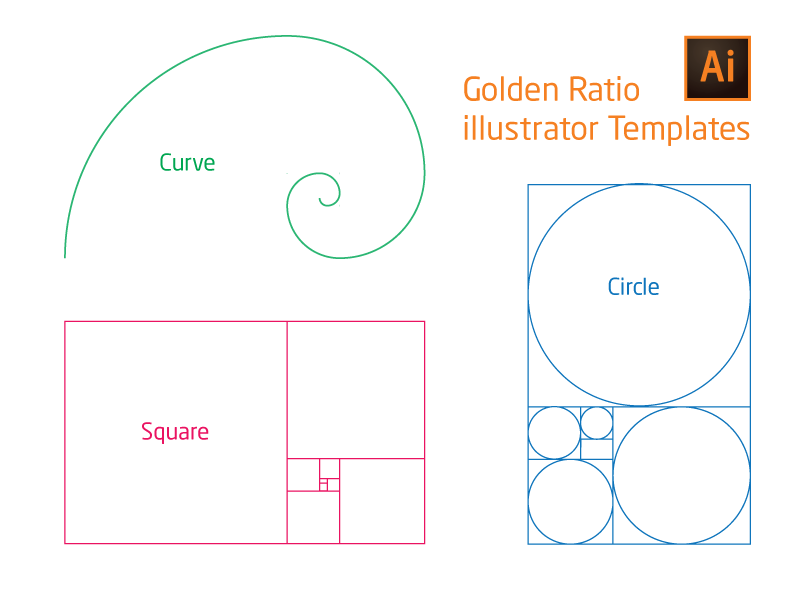 golden ratio illustrator template download