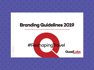 Rebranding Quadlabs - Premier Travel Tech Company guidelines quadlabs rebranding reshaping travel travel technology