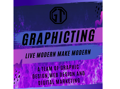 We are Graphicting branding digitalmarketing graphicdesign modernism photoshop promotion webdesign