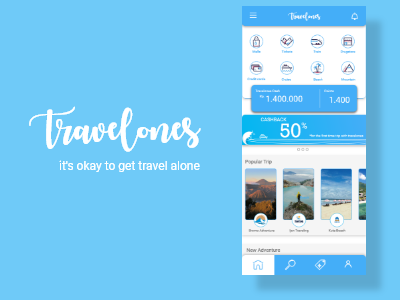 Travelones design mobile mobile app design typography ui ux