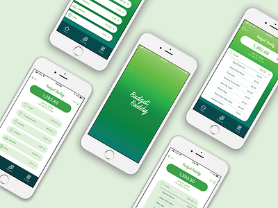 BudgetBuddy: Expense Tracker App app design expense tracker mobile ui ui