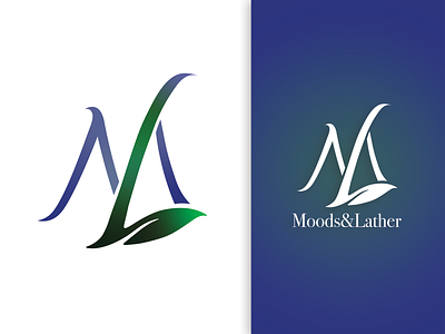 Moods&Lather: Beauty, Cosmetic & Personal Care brand branding design design icon leaf logo logo soap