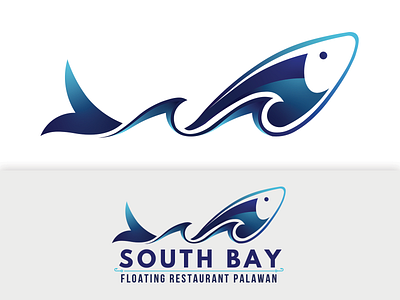 Fish and Wave Logo