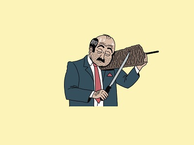 Royal Döner Orchestra 1 editorial illustration illustration kebab spot spot illustration