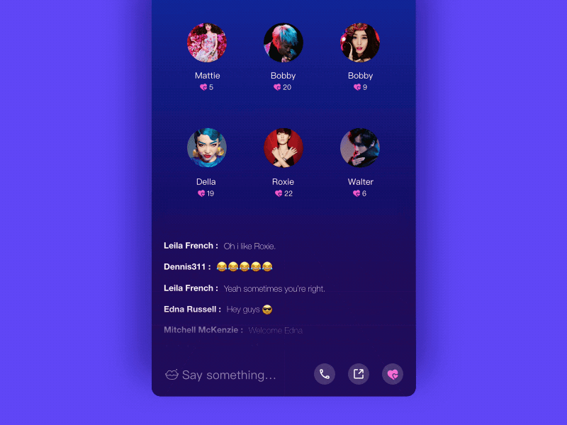 Making Friends Chat Room By Momo J On Dribbble