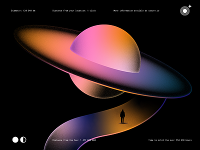 Saturn - illustrations & logo