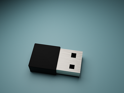 USB Dongle 3d modeling