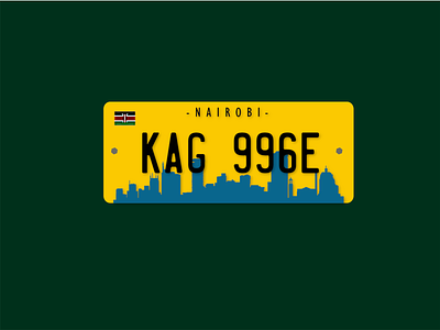 Kenyan Licence Plate Design