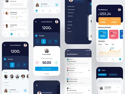 Money Transection App app design balance brand design brand identity celebrate design dollars ecommerce app financial app full app concept ios app design message mobie app design mobile modern money money app newtrends paypal pound