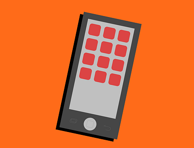 Phone design graphic design illustration phone vector