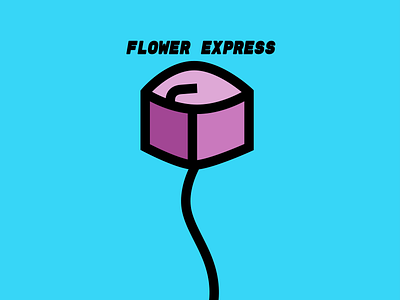 Flower express design dribbbleweeklywarmup flower flower delivery graphic design illustration logo vector