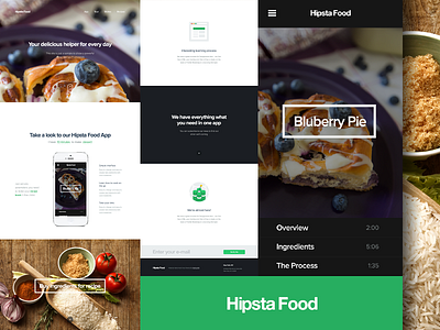 Showcase: Hipsta Food food framework iphone presentation showcase startup ui
