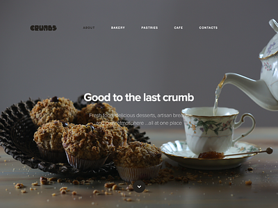 Showcase: Crumbs crumbs food framework presentation showcase startup ui