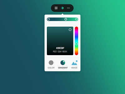 Qards Gradient Widget color gradient interface picker qards ui widget wordpress