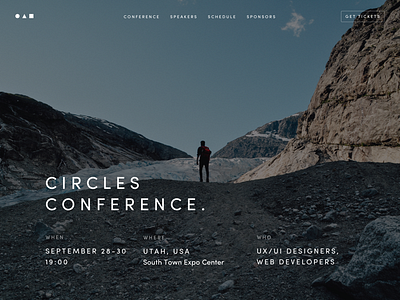 Circles — Template for Event/Conference/Meetup