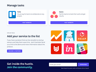 Foculty: Best tools to build a successful startup catalogue design development directory mvp startup tools