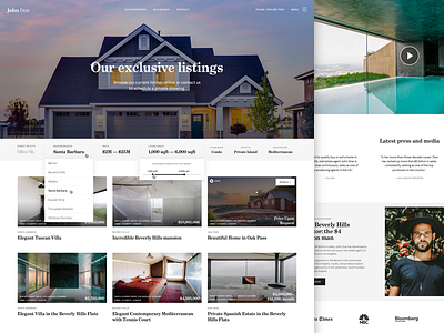 Real Estate Website Design