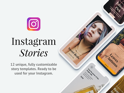 Instagram Story Template — Napali Bundle branding discount ecommerce instagram instagram story template marketing psd sale sketch social media social media pack stories