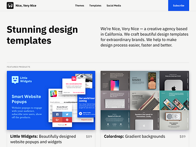 Market Pages: Website Template for Marketplace