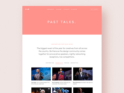 Circles: Website Template for Conference conference event html template meetup website design website template