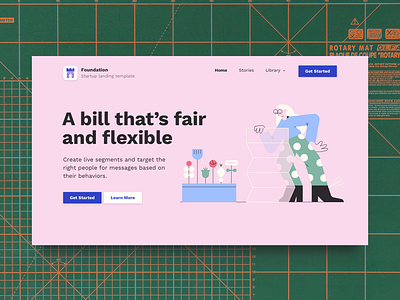 Foundation: Startup Landing Page Bootstrap Website Template
