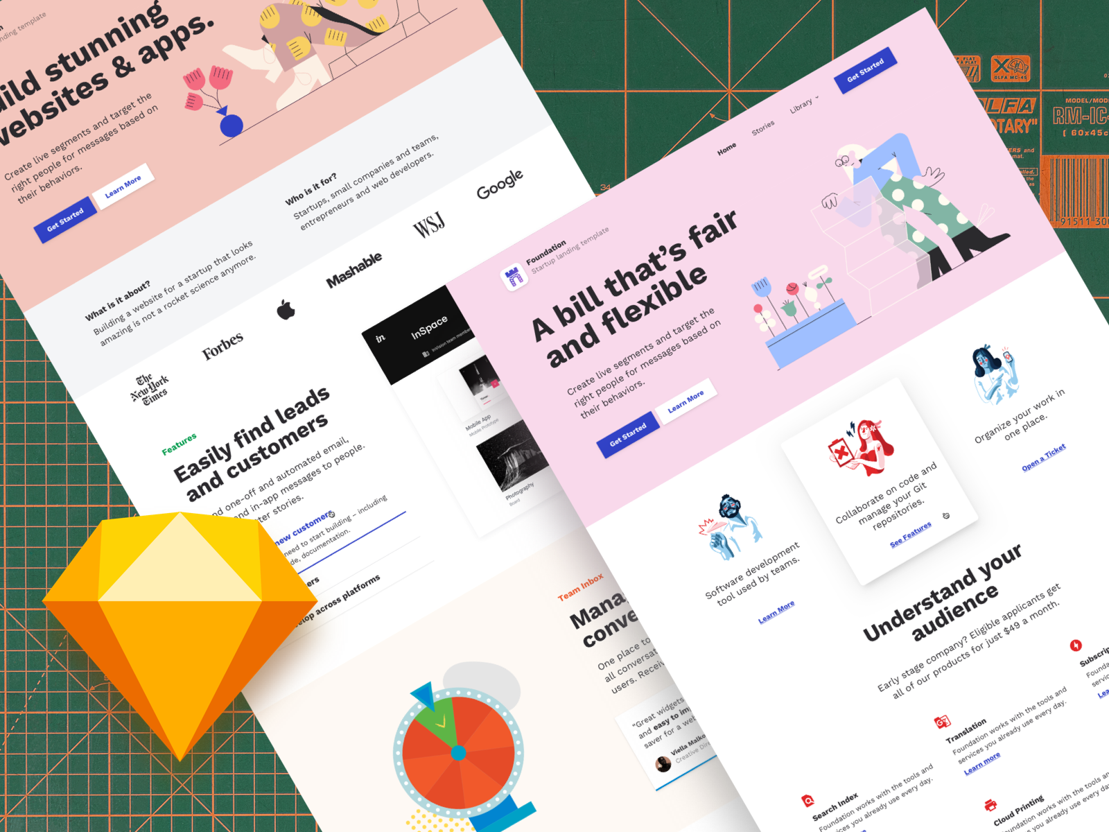 25+ Best Free Sketch Templates & Resources 2023 - Theme Junkie